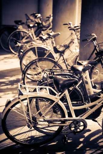 Fototapety ULICZKI rowery 11258-big